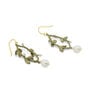 Victorian vine hook earrings by Michael Michaud